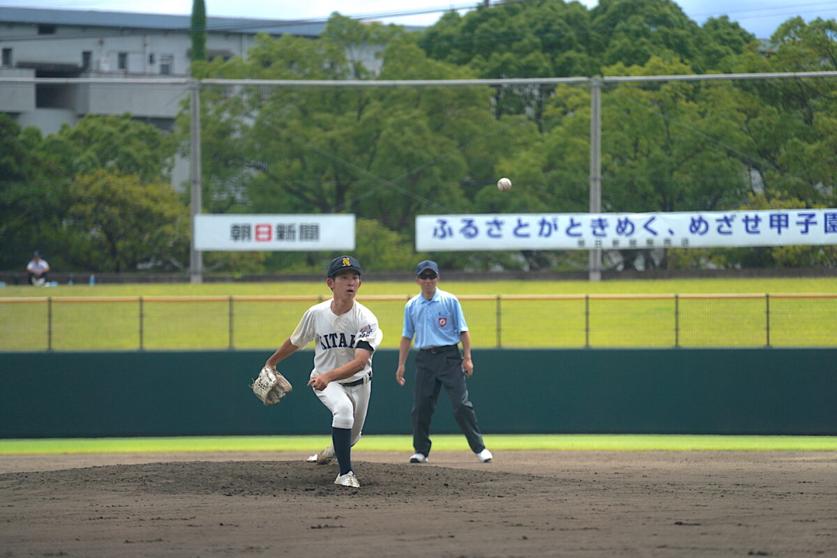 全国高校野球大分大会　グッドルーザー　遅球に誇りを貫いた中畑耀翔（中津北３年）の最後の夏　【大分県】