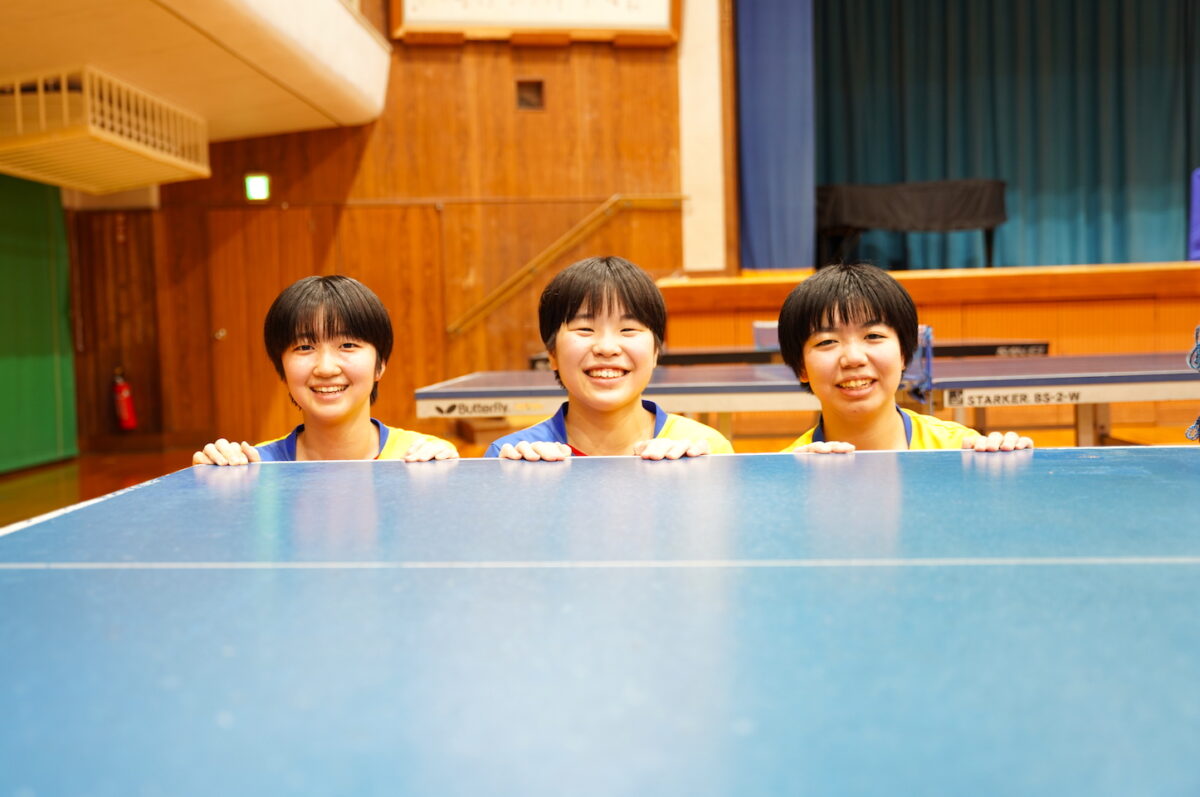 全国高校総体 卓球女子 明豊 三本柱の結束で悲願の8強突破目指す 【大分県】