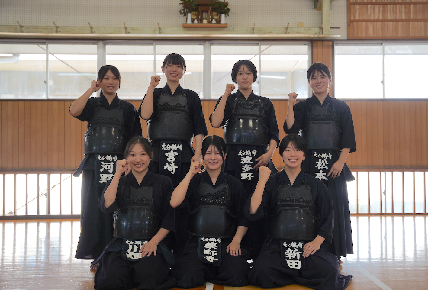 全国高校総体　剣道女子　鶴崎が全国３位　仲間と歩んだ３年間　【大分県】