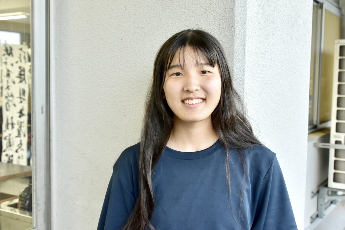 大分南高校書道部　冨高千洸（３年）　file.865