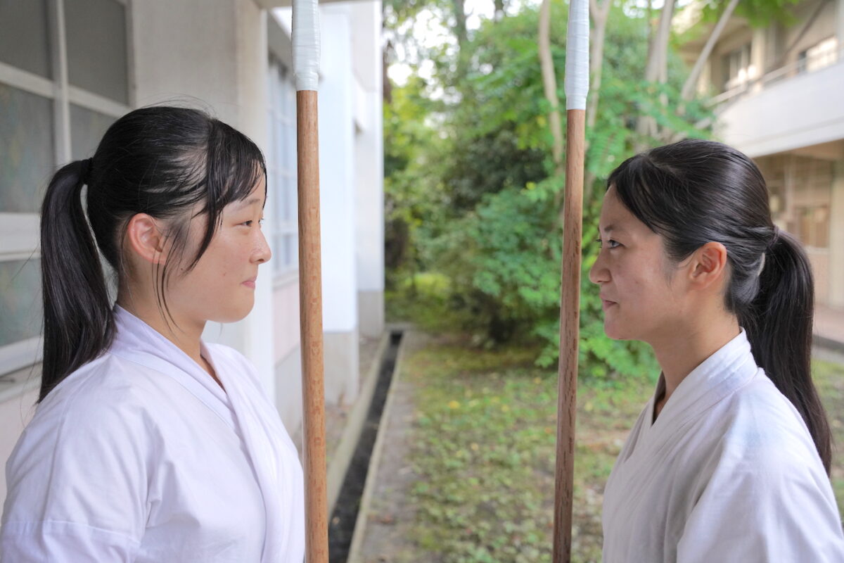 国スポ　なぎなた少年女子　信頼と努力の結晶　２人で目指す日本一　【大分県】