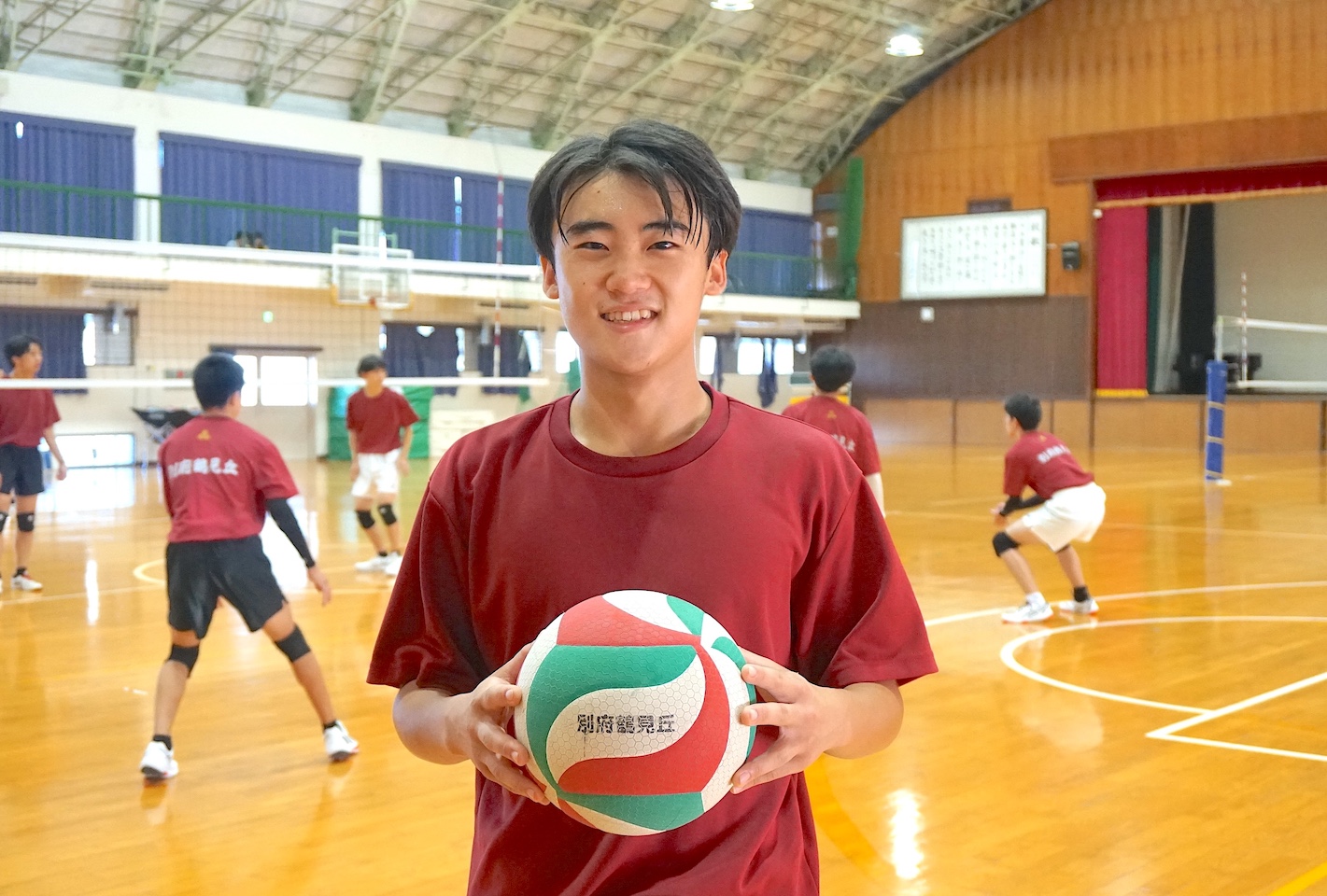 別府鶴見丘高校バレーボール部　井上勇人（２年）　file.866
