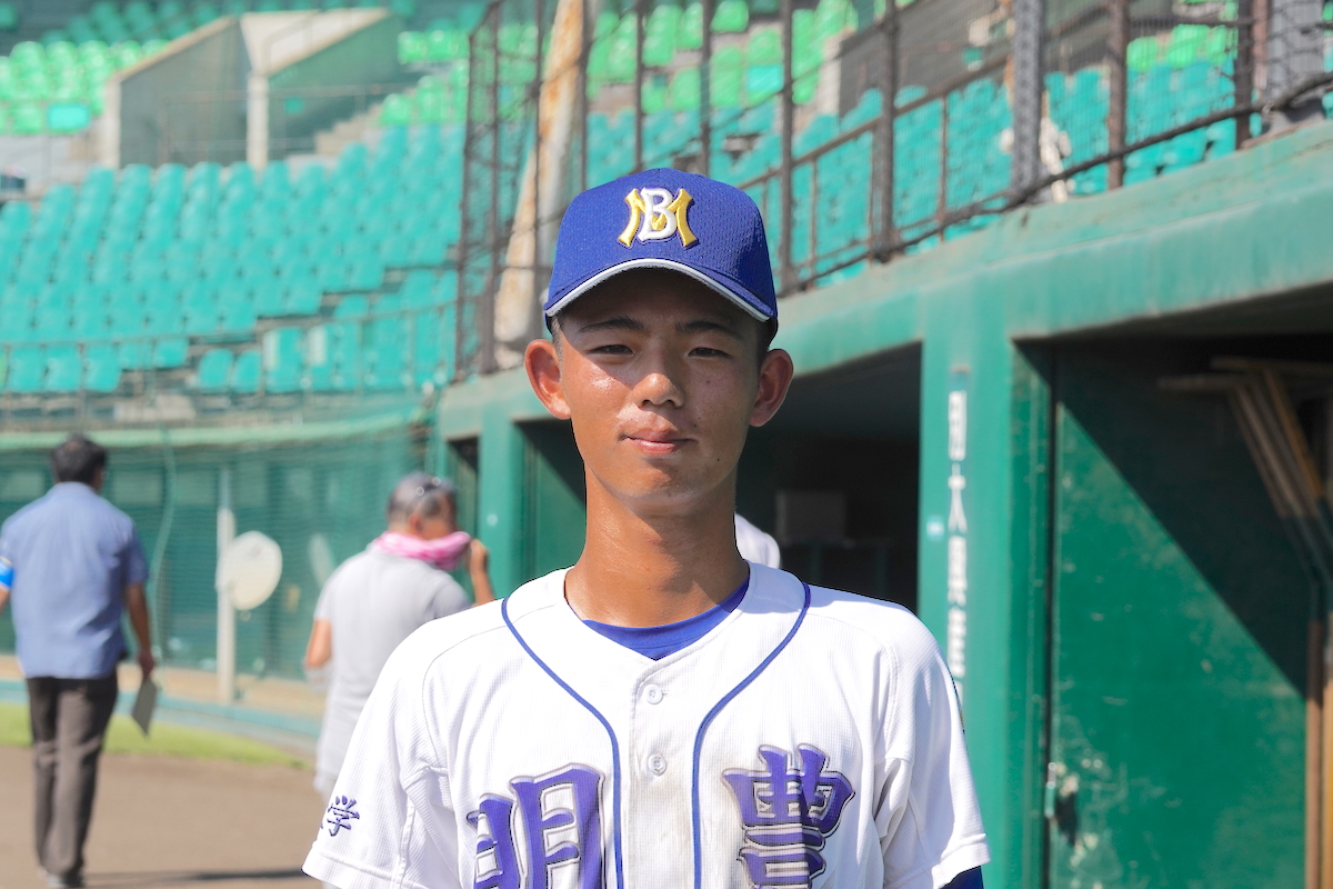 明豊高校野球部　坂田 庵（2年）　file.870