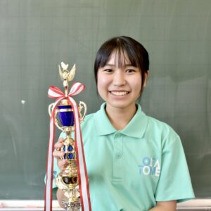 大分東明高校珠算・電卓部　森永愛梨（３年）　file.869