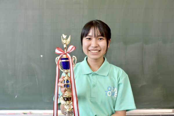 大分東明高校珠算・電卓部　森永愛梨（３年）　file.869