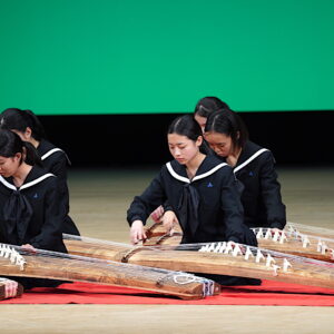箏曲部　臼杵　緊張越えて響く“二つの音 ”　【大分県】