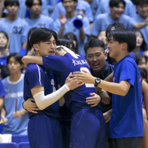 春の高校バレー県予選　大分南が崖っぷちの逆転劇　３年生の魂がチームを導く　【大分県】