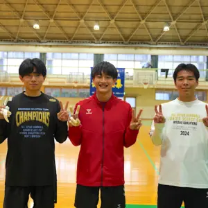 ハンドボール男子　大分雄城台　NTA合宿選出　日本一へ駆ける１年生トリオ　【大分県】