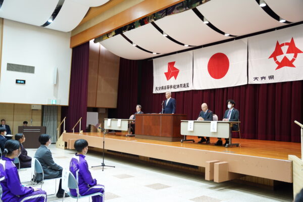冬の高校スポーツ全国大会　壮行会で示す全国への覚悟　【大分県】