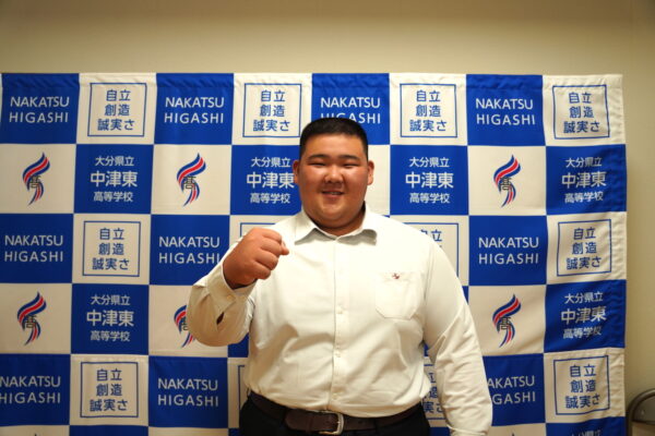 スター候補生インタビュー　相撲　田中翔盛（中津東３年）　「相撲が自分の取りえだった」　【大分県】