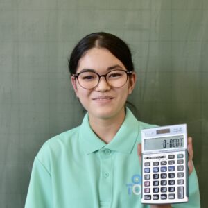 大分東明高校珠算電卓部　入江 志帆（１年）　file.886
