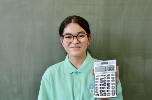 大分東明高校珠算電卓部　入江 志帆（１年）　file.886