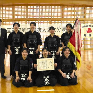 全国高校選抜大会県予選　剣道女子　一体感でつかんだ勝利　柳ケ浦が初優勝　【大分県】
