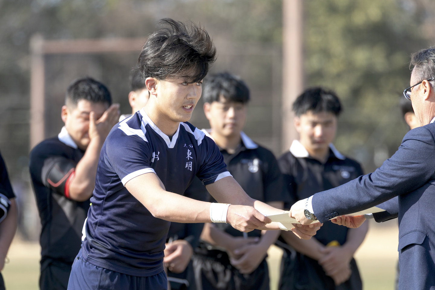 ダイヤの原石たち　ラグビー　花園制覇を狙う新チームの顔　吉田夏樹（大分東明２年）　【大分県】