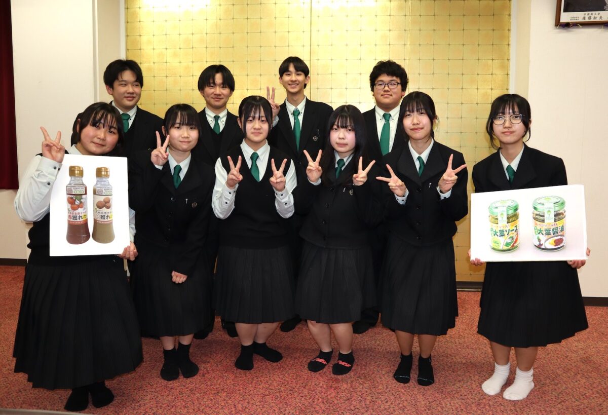 楊志館高校料理部　規格外の野菜で商品化　新製品のたれを発売へ　【大分県】