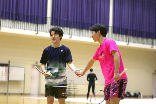 全国高校選抜大会出場校特集　バドミントン男子　ベスト４を目指す別府鶴見丘のペア　【大分県】