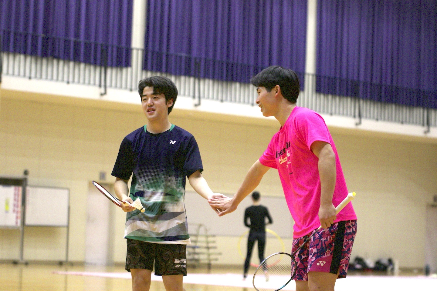 全国高校選抜大会出場校特集　バドミントン男子　ベスト４を目指す別府鶴見丘のペア　【大分県】