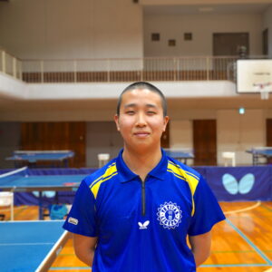 明豊高校卓球部　辰口 直希（２年）　file.910