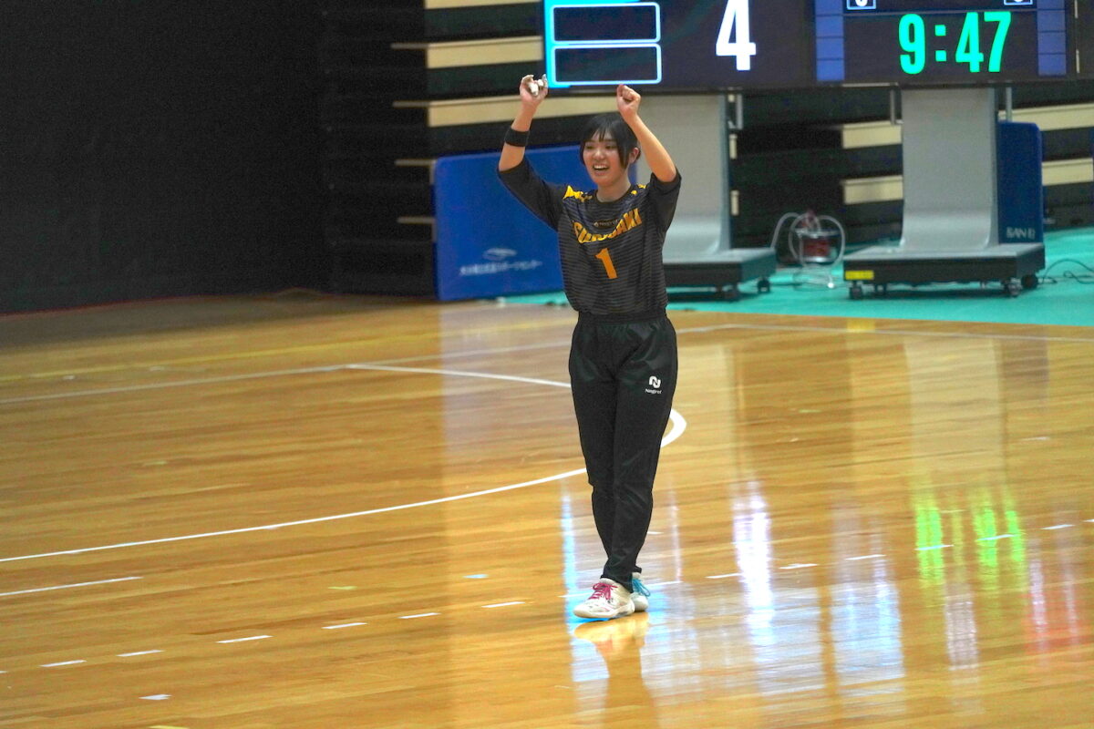 全国高校選抜大会　ハンドボール女子　流れを変える守護神・丹後佳凜（大分鶴崎 新３年）