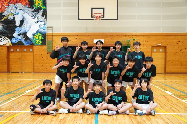 クラブ訪問　バスケットボール　空白を埋める場所　LOTUS U―15の挑戦　【大分県】