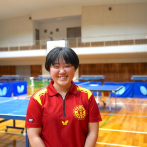 明豊高校卓球部　佐藤 凜桜（２年）　file.905