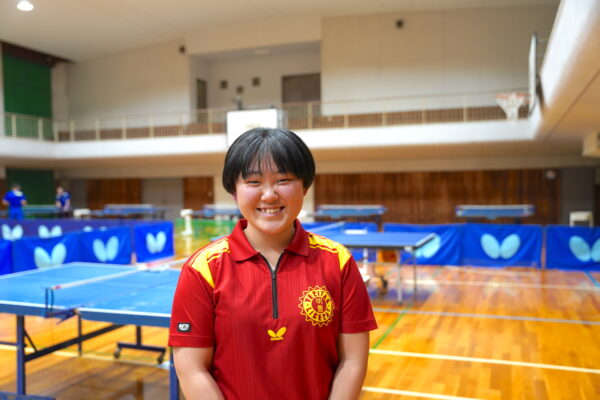 明豊高校卓球部　佐藤 凜桜（２年）　file.905