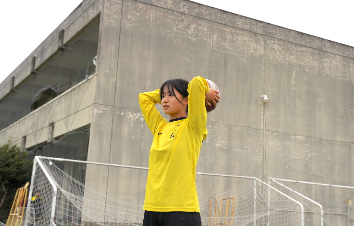 Ｕ－17女子アジアカップに臨む竹田美佐也（柳ケ浦３年）　ロングスローでアジアを揺らす　【大分県】