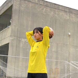Ｕ－17女子アジアカップに臨む竹田美佐也（柳ケ浦３年）　ロングスローでアジアを揺らす　【大分県】