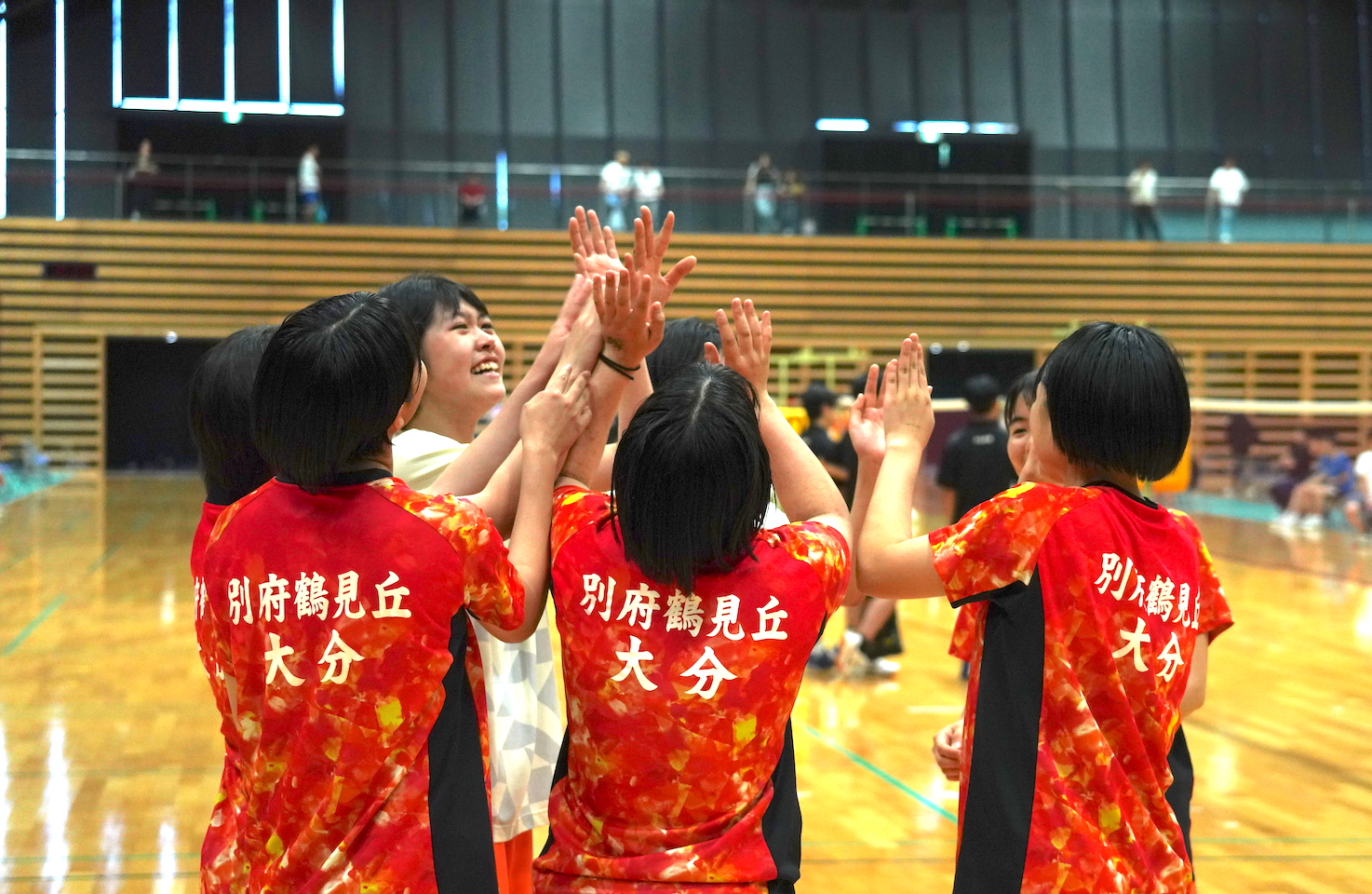 県高校総体　バドミントン女子　別府鶴見丘　団体戦で４年ぶりの歓喜の頂点　【大分県】