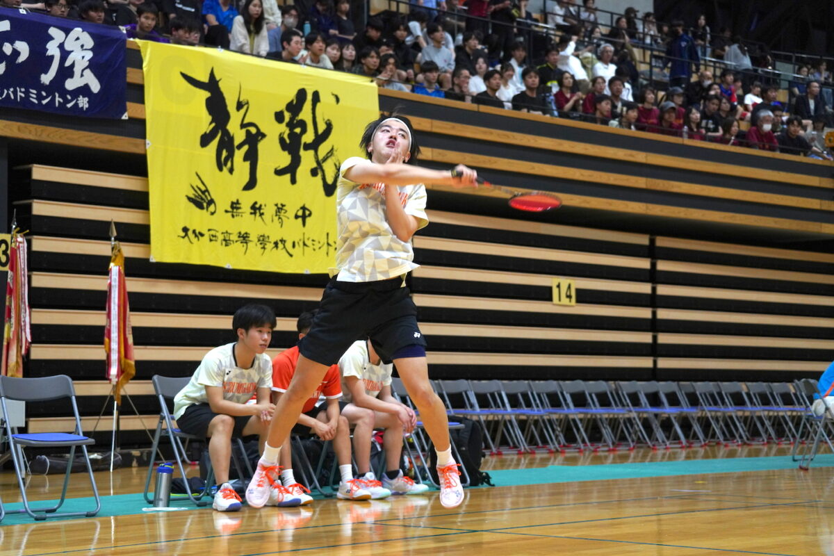 夏の主役たち2026　バドミントン男子　みんなを連れて夢舞台へ　木津颯斗（別府鶴見丘３年）　【大分県】