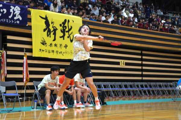 夏の主役たち2026　バドミントン男子　みんなを連れて夢舞台へ　木津颯斗（別府鶴見丘３年）　【大分県】