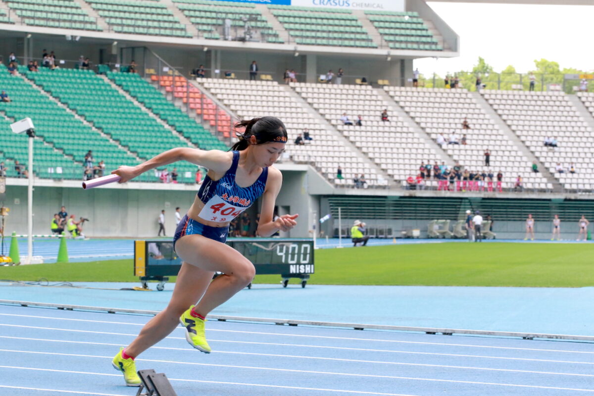 九州大会　陸上女子　400メートルリレーで７連覇　輝きを放つ大分雄城台　【大分県】