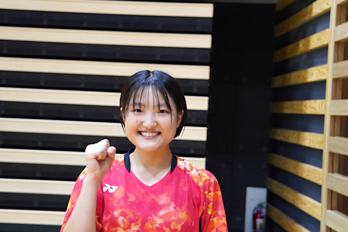 別府鶴見丘高校バドミントン部　宮崎 咲菜（３年）　file.925