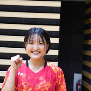 別府鶴見丘高校バドミントン部　宮崎 咲菜（３年）　file.925