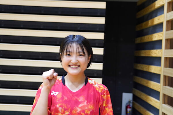 別府鶴見丘高校バドミントン部　宮崎 咲菜（３年）　file.925
