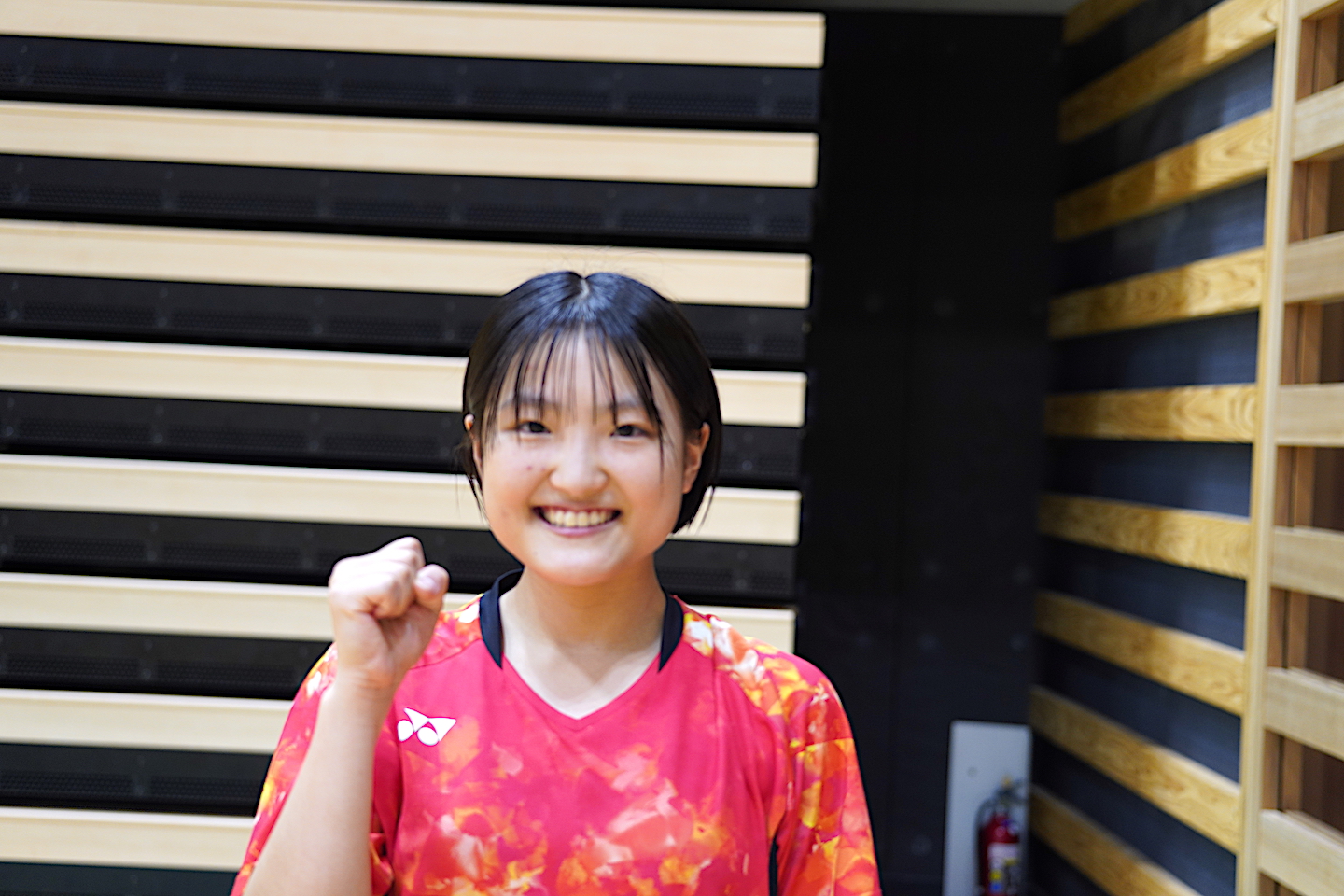 別府鶴見丘高校バドミントン部　宮崎 咲菜（３年）　file.925