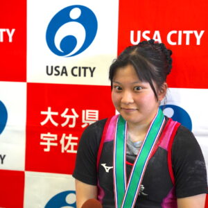 夏の主役たち2026　重量挙げ女子　運を拾い続け日本一を目指す　宮園こはく（国東３年）　【大分県】