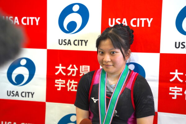 夏の主役たち2026　重量挙げ女子　運を拾い続け日本一を目指す　宮園こはく（国東３年）　【大分県】