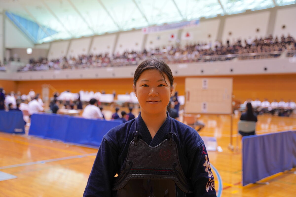 柳ケ浦高校剣道部　坪根 陽菜花（３年）　file.936