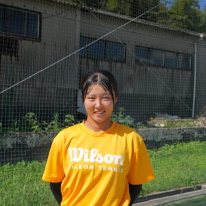 福徳学院高校テニス部　新松 あかり（３年）　file.945