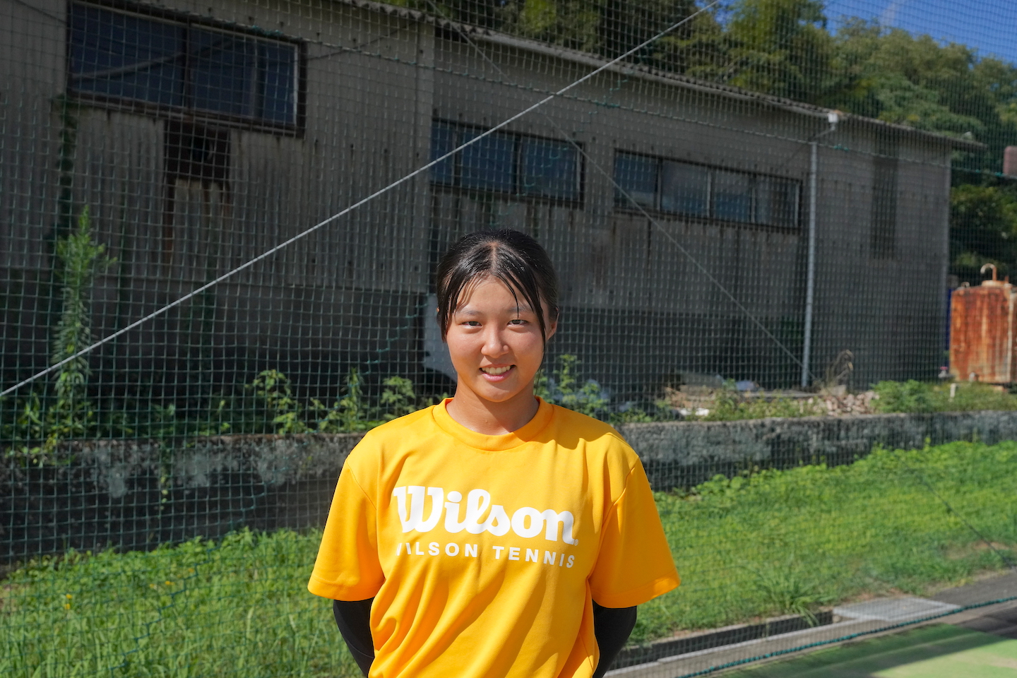 福徳学院高校テニス部　新松 あかり（３年）　file.945