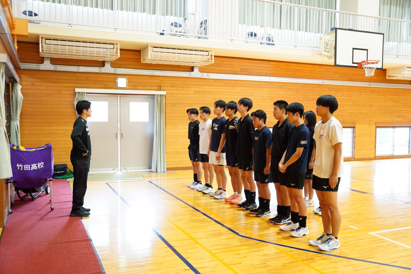 春高への切符は譲らない！　男子シード４校の挑戦　竹田　無名から強豪へ、進化は続く　【大分県】