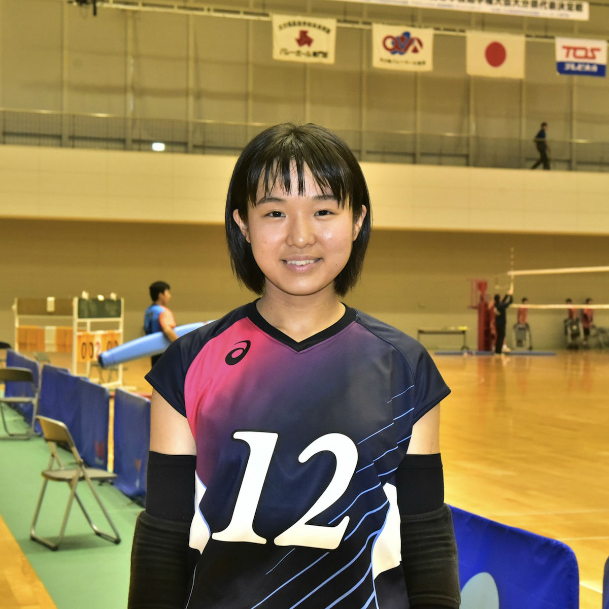 大分西高校バレーボール部 三宮萌(3年) file.34