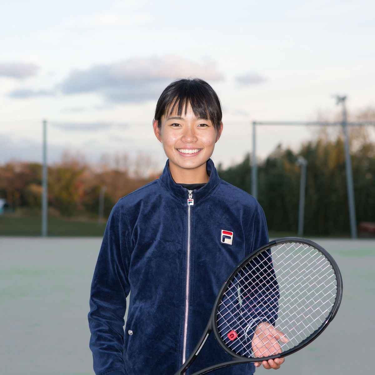 福徳学院高校テニス部　中島つぐみ（２年）　file.48