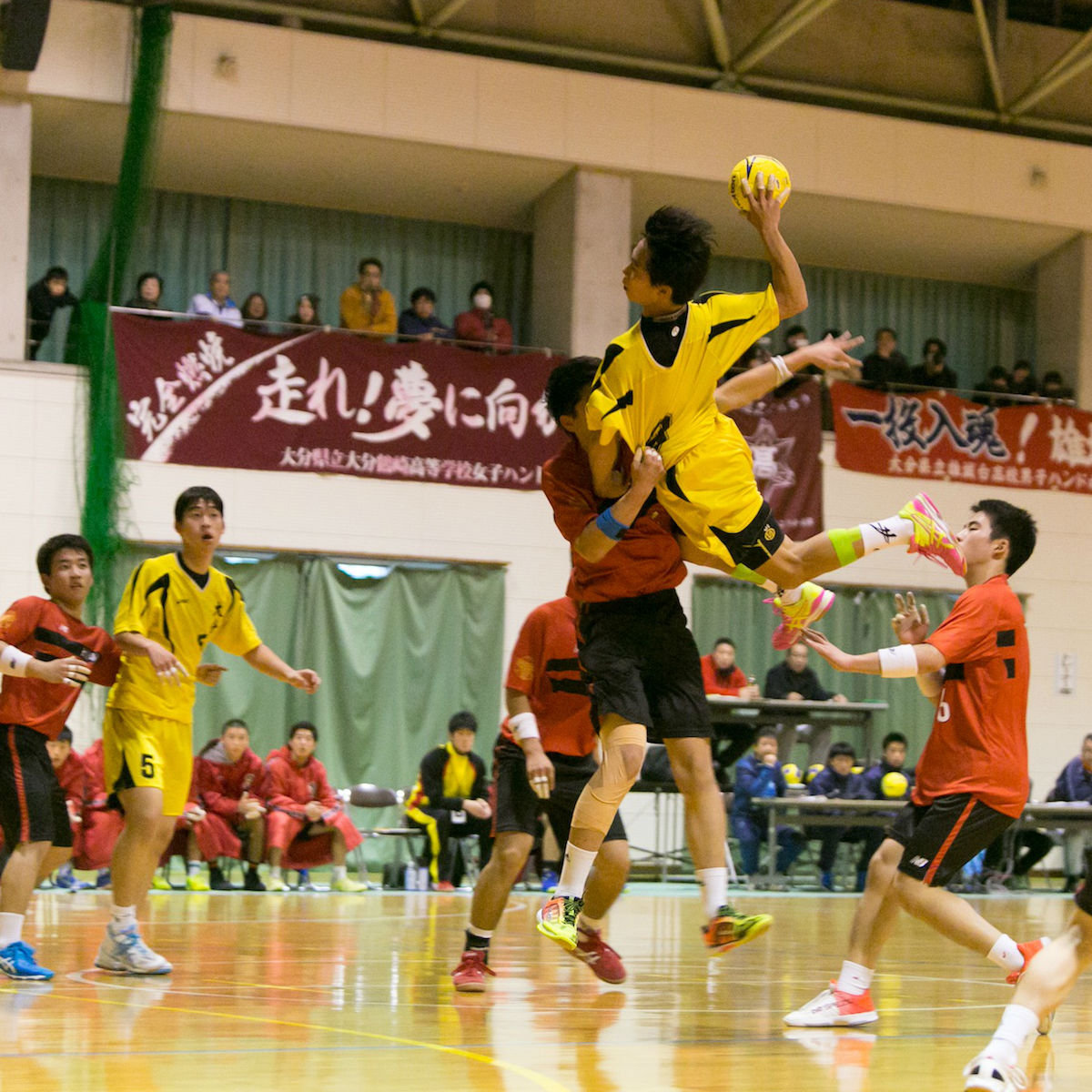 高校ハンドボール県予選　大分が男女とも優勝