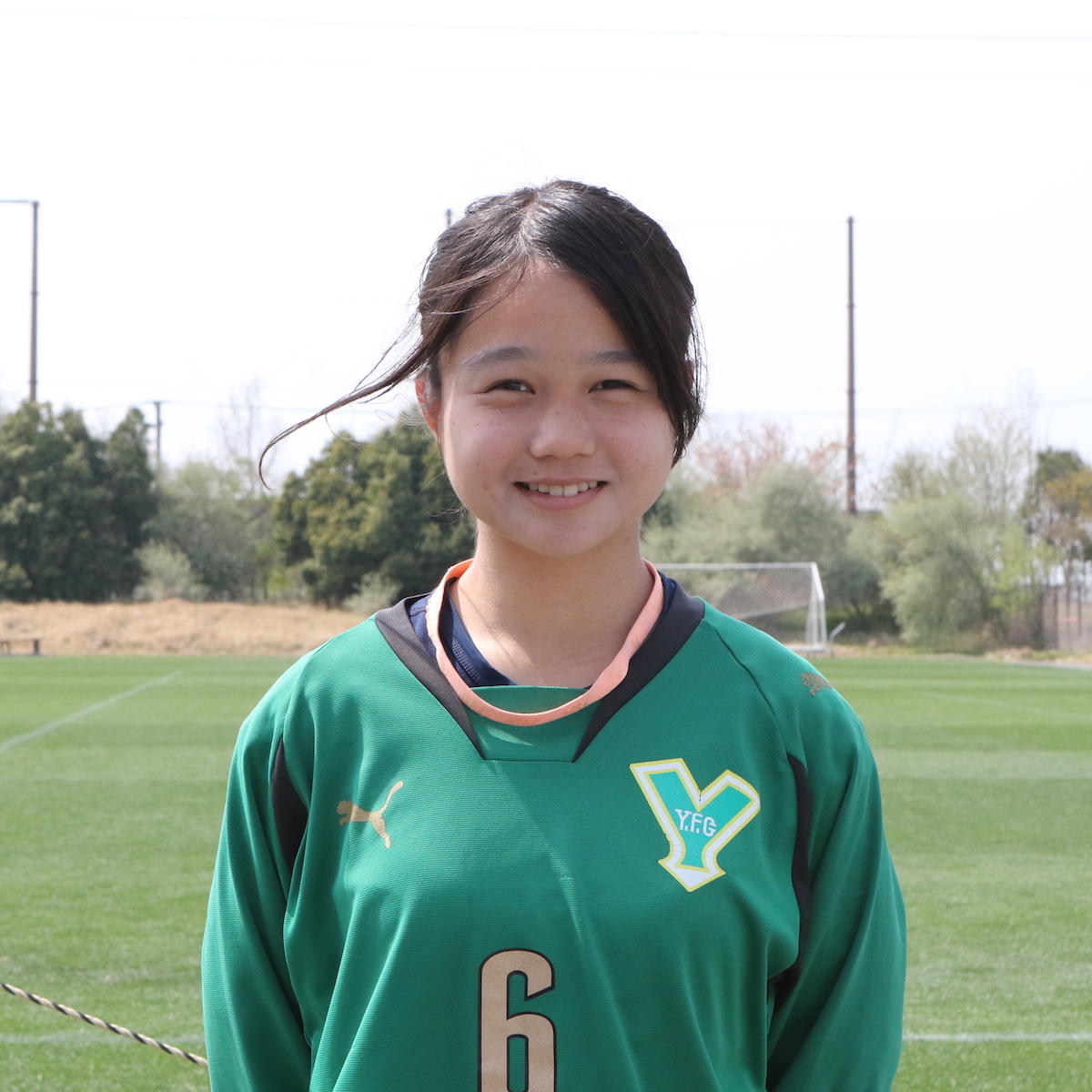 柳ケ浦高校サッカー部　山口真梨乃（３年）　file.86