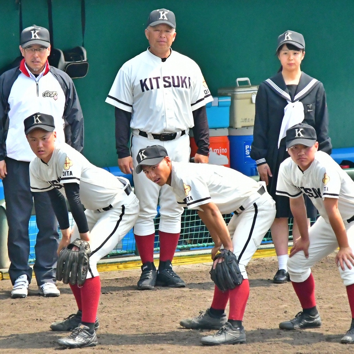 杵築高校　体も大きく仕上がり、全員野球で頂点目指す
