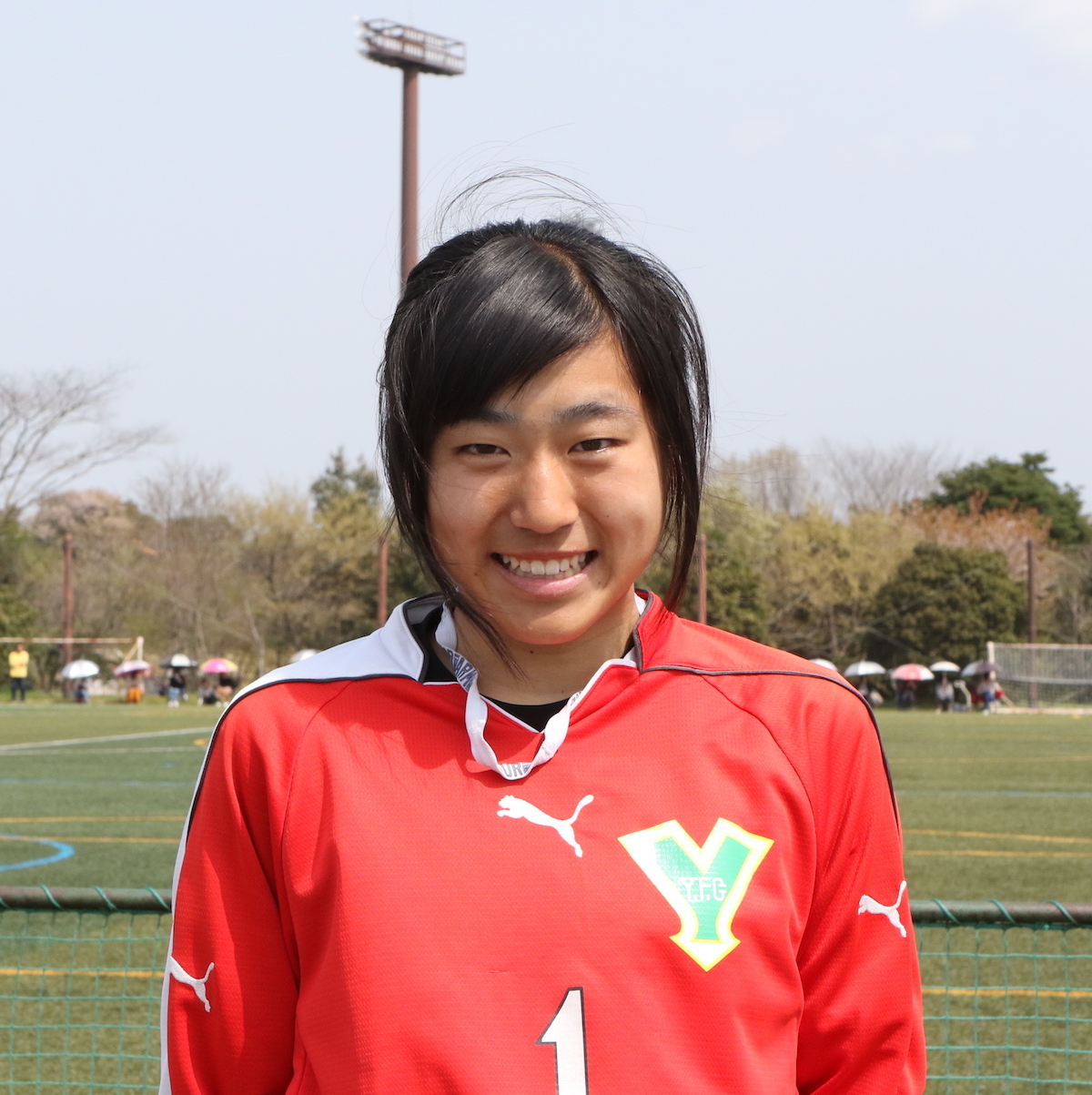 柳ケ浦高校サッカー部　山村あずき（２年）　file.88