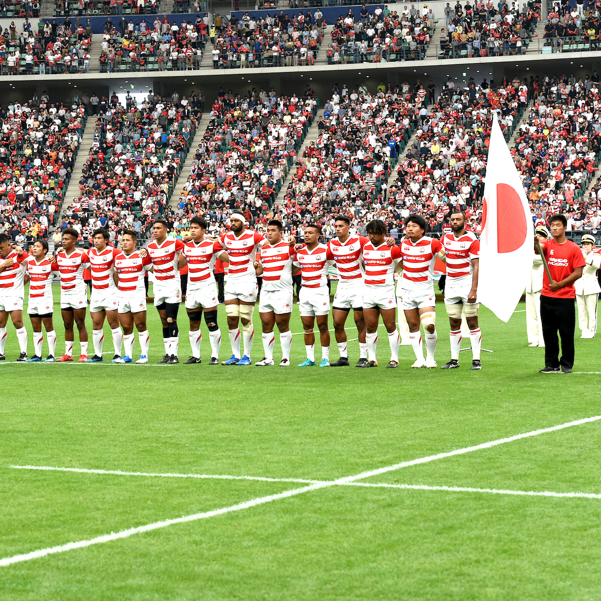 日本代表戦が大分で開催　日本の快勝で盛り上がる