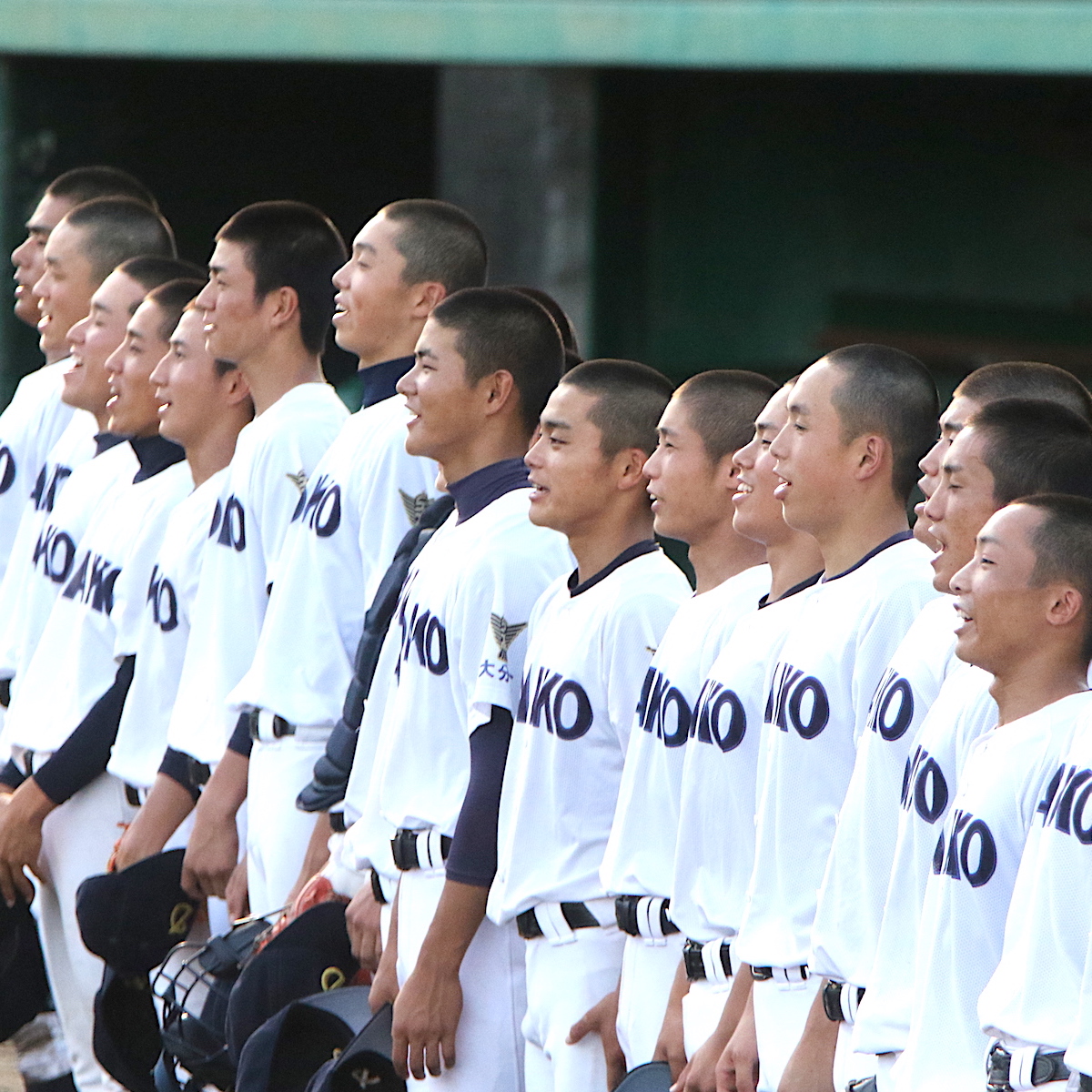 開幕勝利を手にしたイメージトレーニング　大分工業・日高翔太